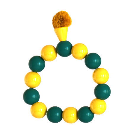 Tasbih  3D Icon