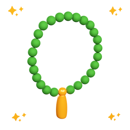 Tasbih  3D Icon