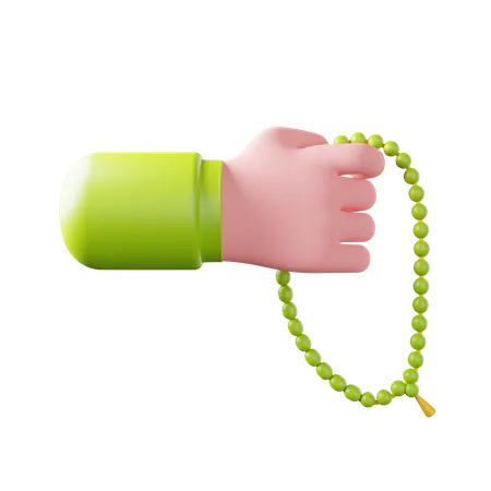 Tasbih  3D Illustration