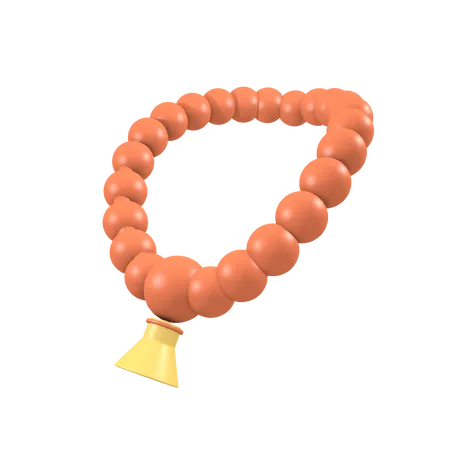 Tasbih  3D Illustration