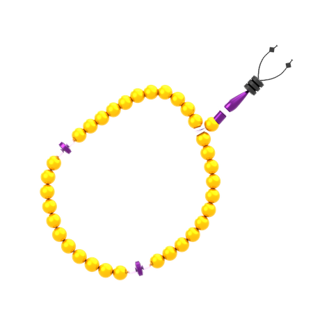 Tasbih  3D Illustration