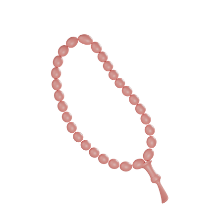 Tasbih  3D Illustration