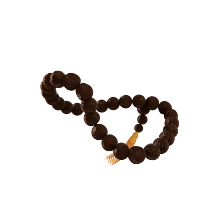 Tasbih  3D Illustration