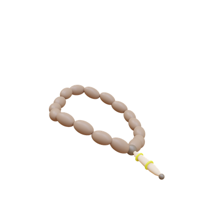 Tasbih  3D Illustration