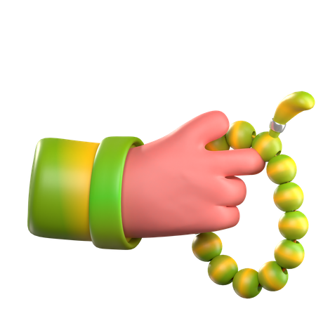 Tasbih  3D Icon