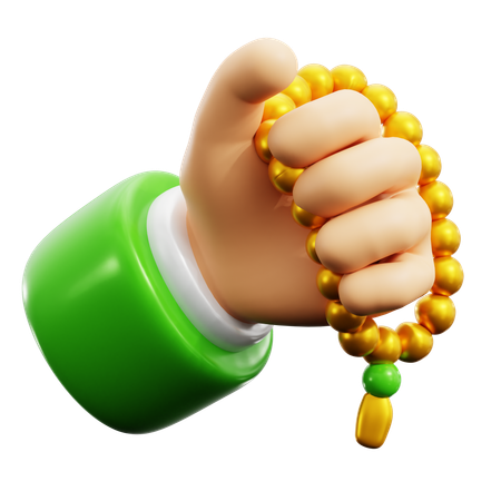 Tasbih Beads  3D Icon