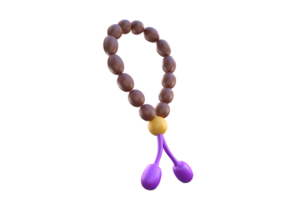 Tasbih pour prier  3D Icon