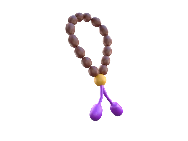 Tasbih pour prier  3D Icon