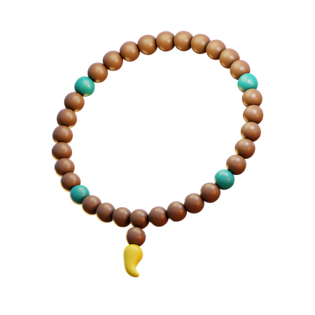 Tasbih (prayer beads)  3D Icon