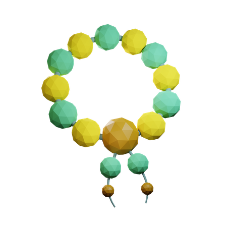 Tasbih Prayer Beads  3D Icon
