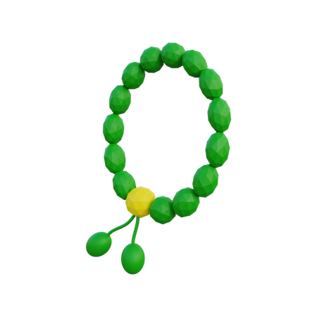 Tasbih Prayer Beads 3D Icon
