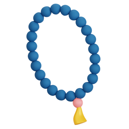 Tasbih Prayer Beads 3D Illustration