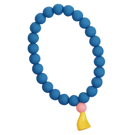 Tasbih Prayer Beads  3D Illustration