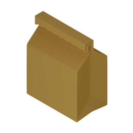 Tasche zum Mitnehmen  3D Icon