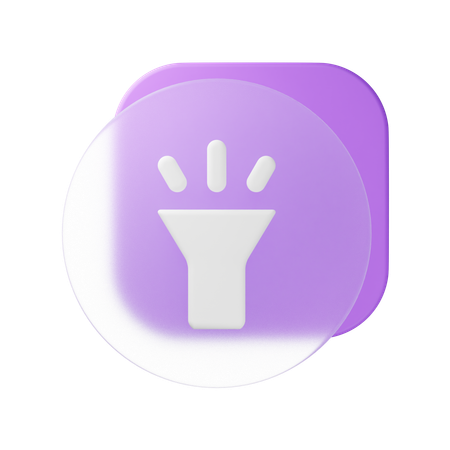 Blitzlicht  3D Icon