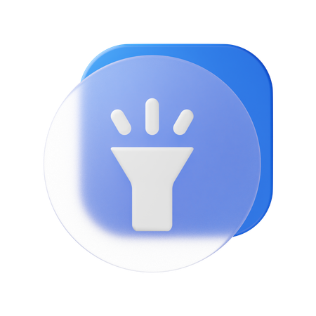 Blitzlicht  3D Icon