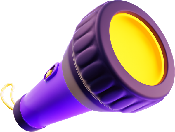 Taschenlampe  3D Icon