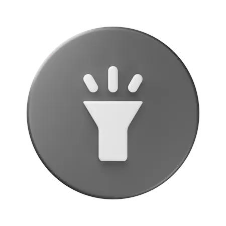 Blitzlicht  3D Icon