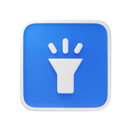 Blitzlicht  3D Icon