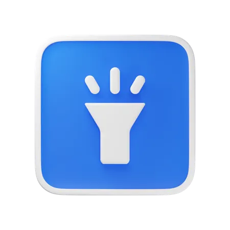 Blitzlicht  3D Icon