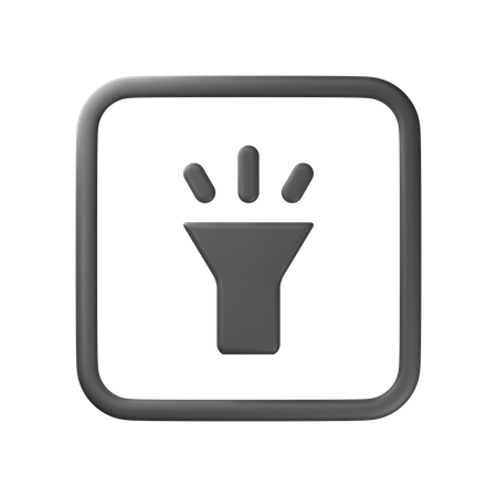 Blitzlicht  3D Icon