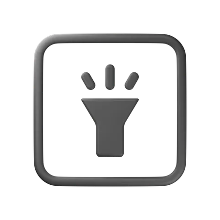 Blitzlicht  3D Icon