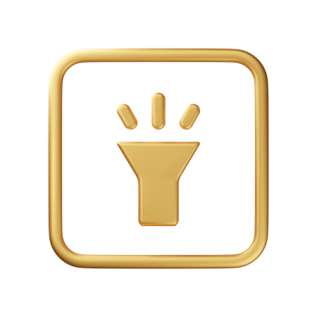 Blitzlicht  3D Icon