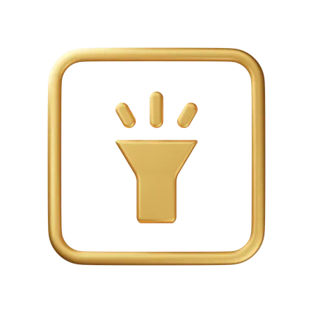 Blitzlicht  3D Icon