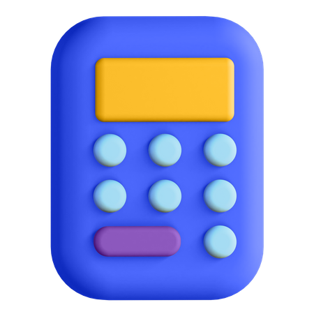 Taschenrechner  3D Icon