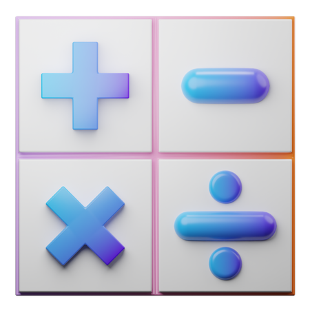 Taschenrechner  3D Icon