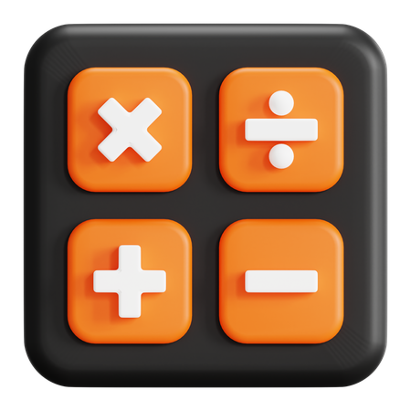 Taschenrechner  3D Icon