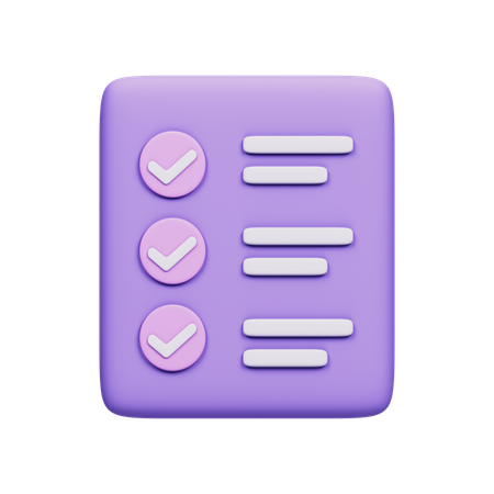 Task  3D Icon