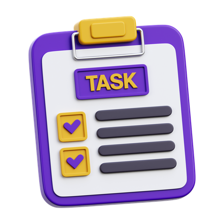 Task  3D Icon