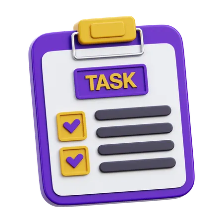 Task  3D Icon