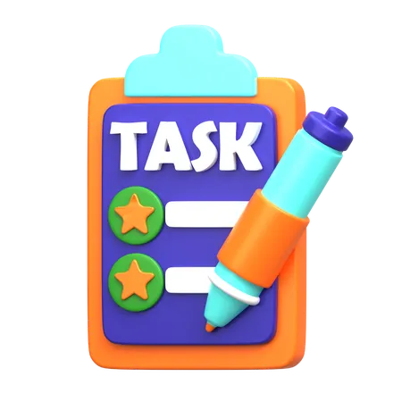 Task  3D Icon