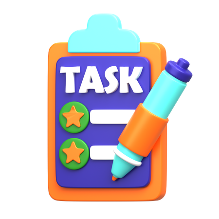 Task  3D Icon