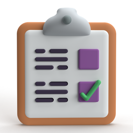 Task  3D Icon