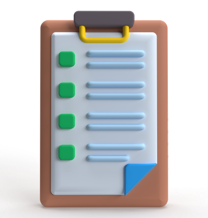 Task  3D Icon