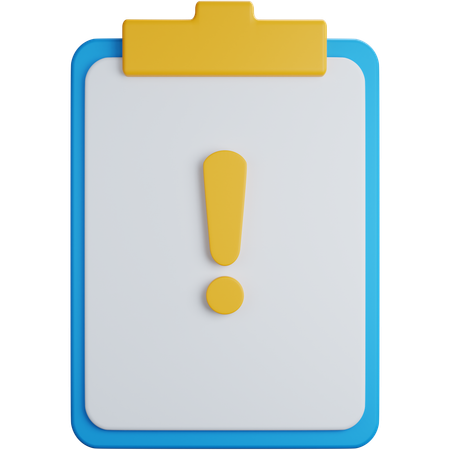 Task Alert  3D Icon