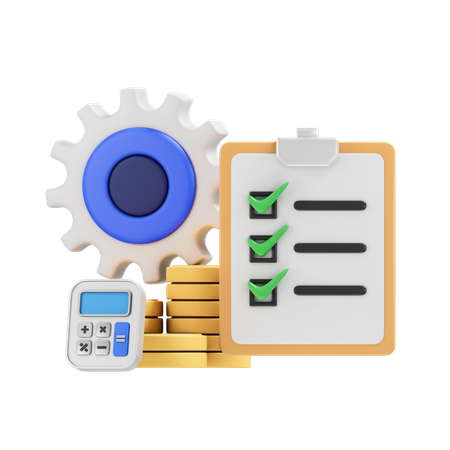 Task Approval  3D Icon