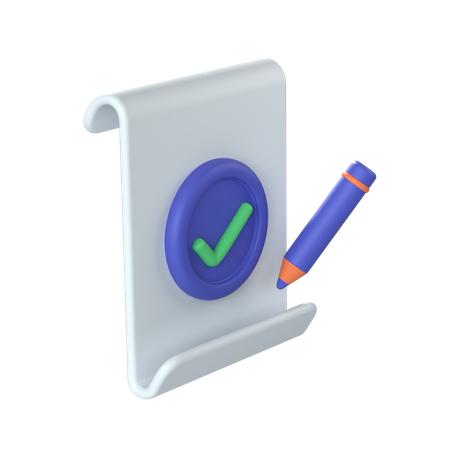 작업 할당  3D Icon