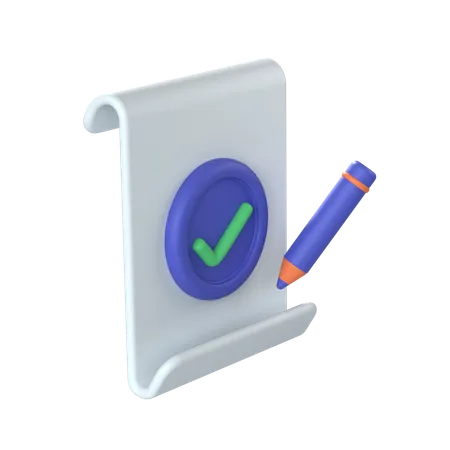 작업 할당  3D Icon