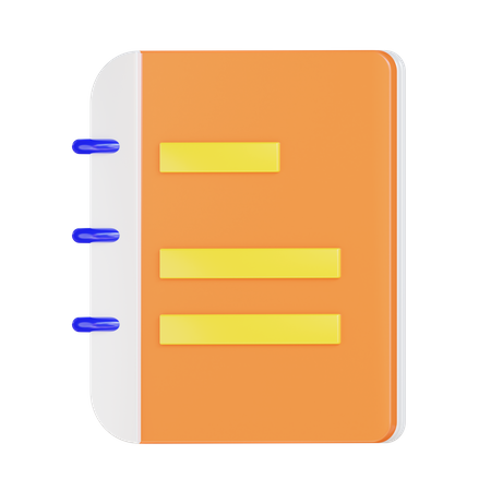 Task Book  3D Illustration