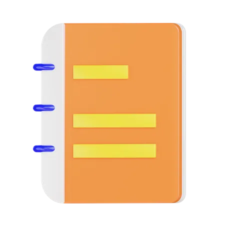 Task Book  3D Illustration