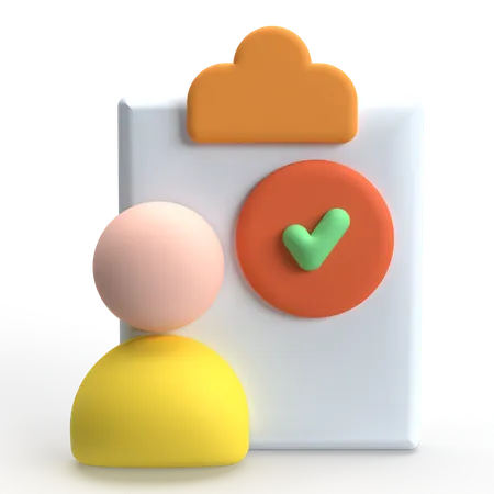 Task Check  3D Icon