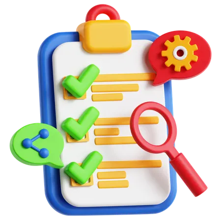 Task Checklist  3D Icon