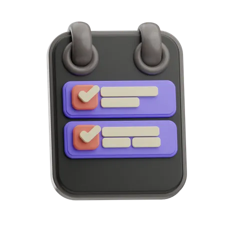 Task Checklist  3D Icon