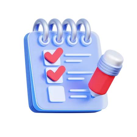 Task Checklist  3D Icon