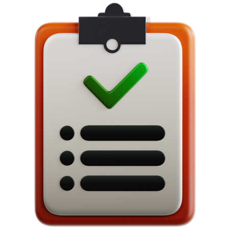 Task Completed  3D Icon