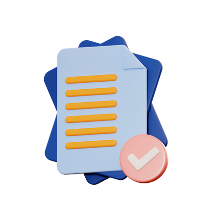 Task done  3D Icon